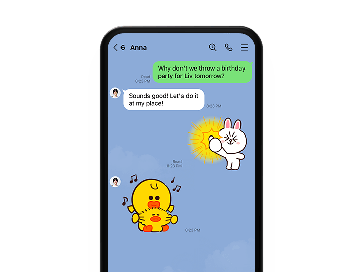 Stickers, Emoji, Themes